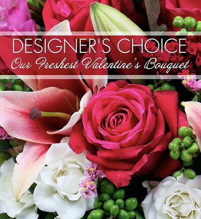 Designers Choice Valentines Vase